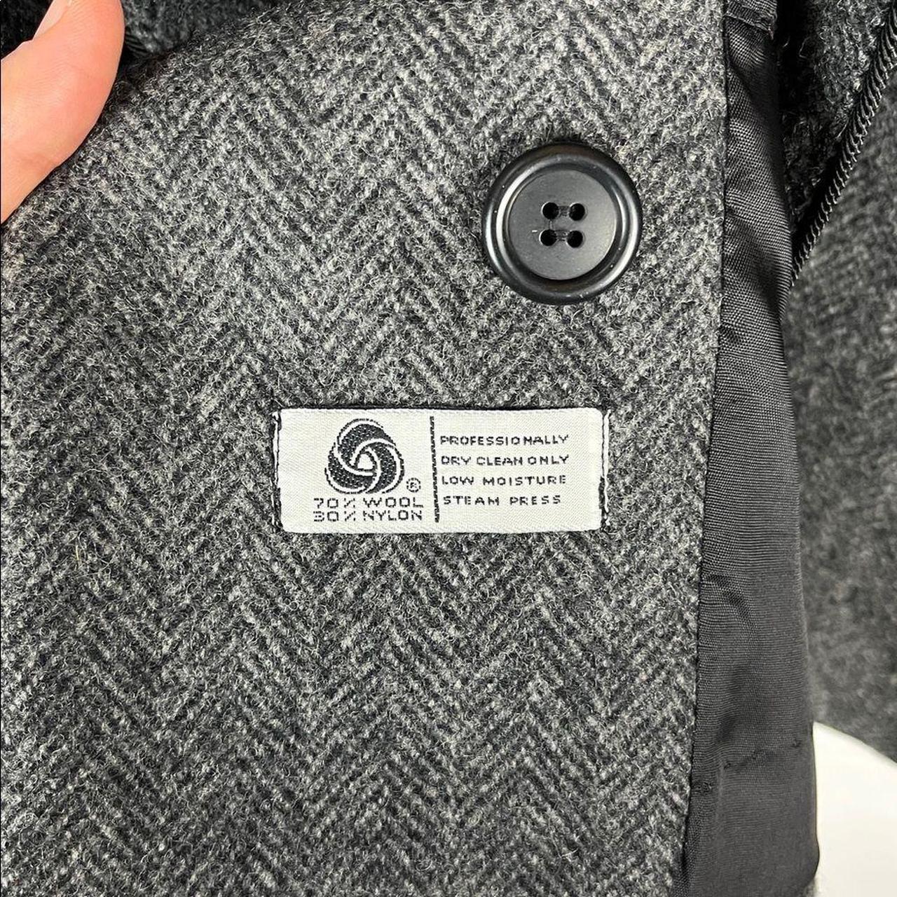 Source Unknown Women's Peacoat - Grey/Black - L –… - image 6