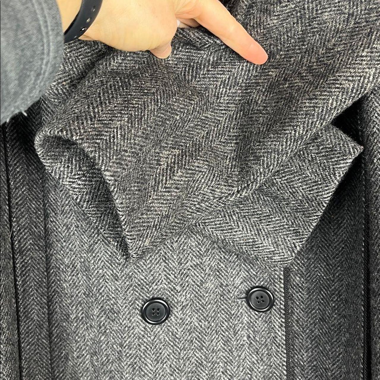 Source Unknown Women's Peacoat - Grey/Black - L –… - image 4