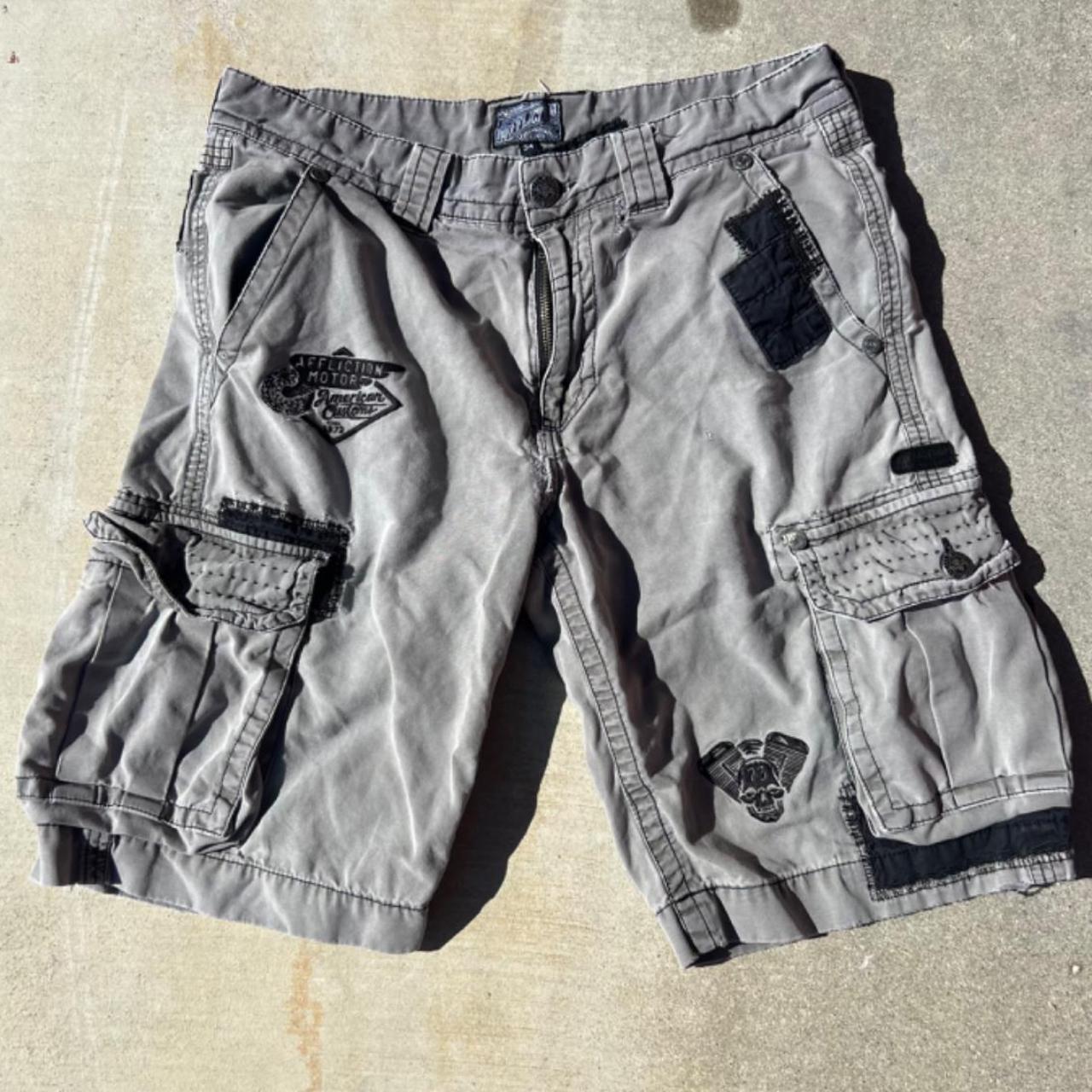 Affliction cargo shorts offers