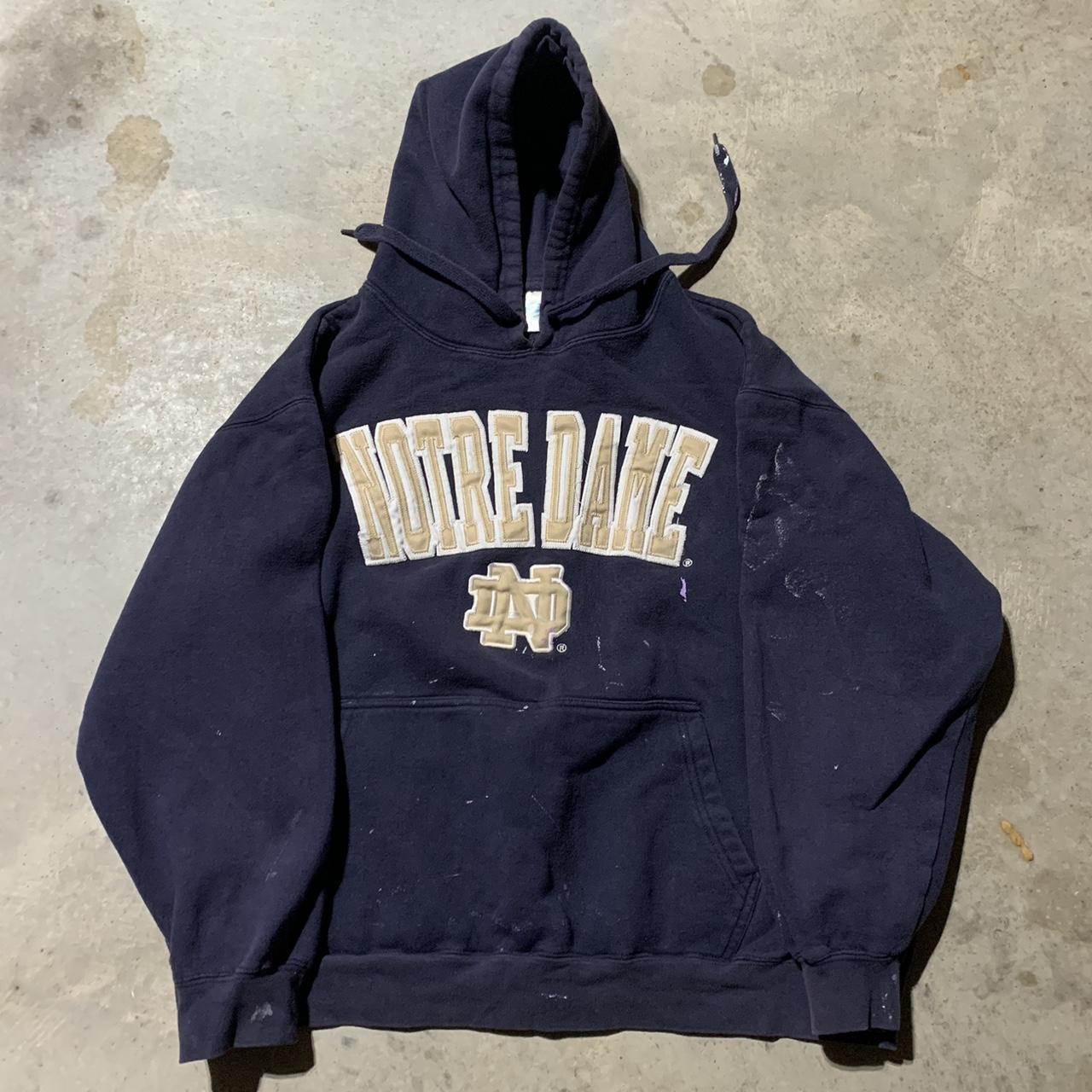 Vintage Notre Dame Hoodie FREE SHIPPING Price:... - Depop