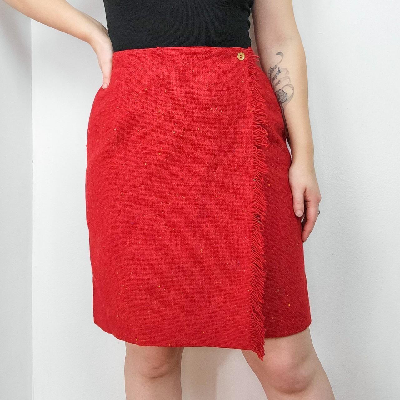 90s red wrap skirt ❤️, Vintage 90s red