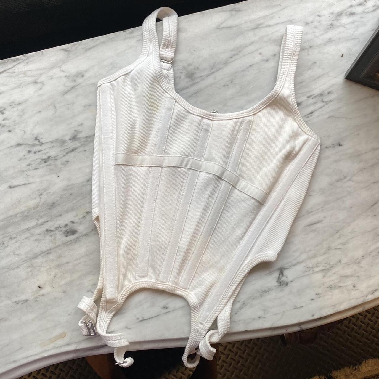 DION LEE BONE CORSET . RRP $500 SMALL WORN... - Depop