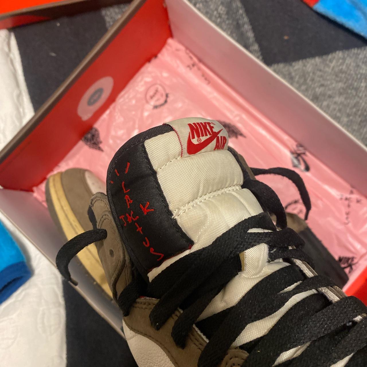 Travis Scott Men's Brown and Pink Trainers (6)