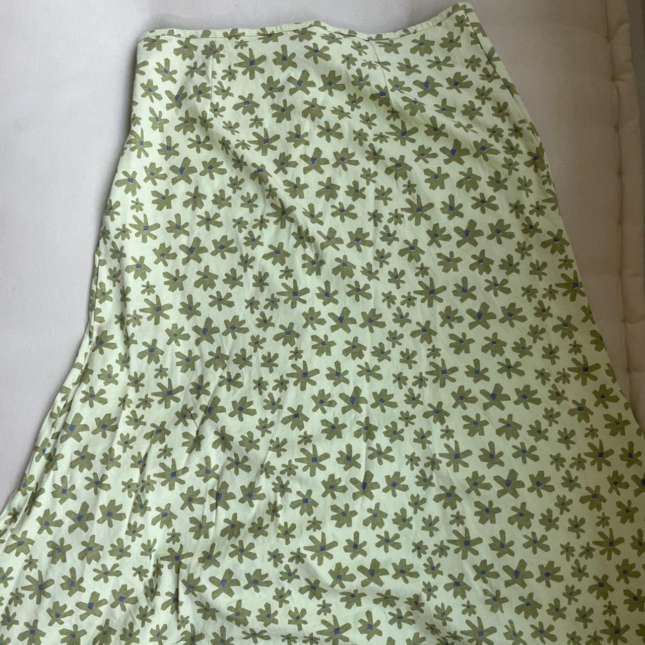 Cider Women's Green Skirt | Depop