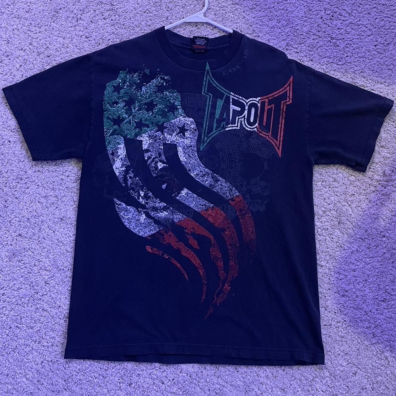 Vintage Tapout graphic tee no tag fits like large... - Depop
