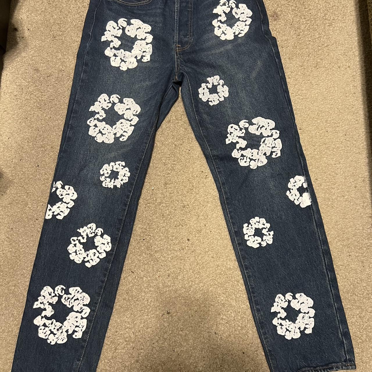 Denim Tears Jeans by Levi Size 32 Willing to... - Depop