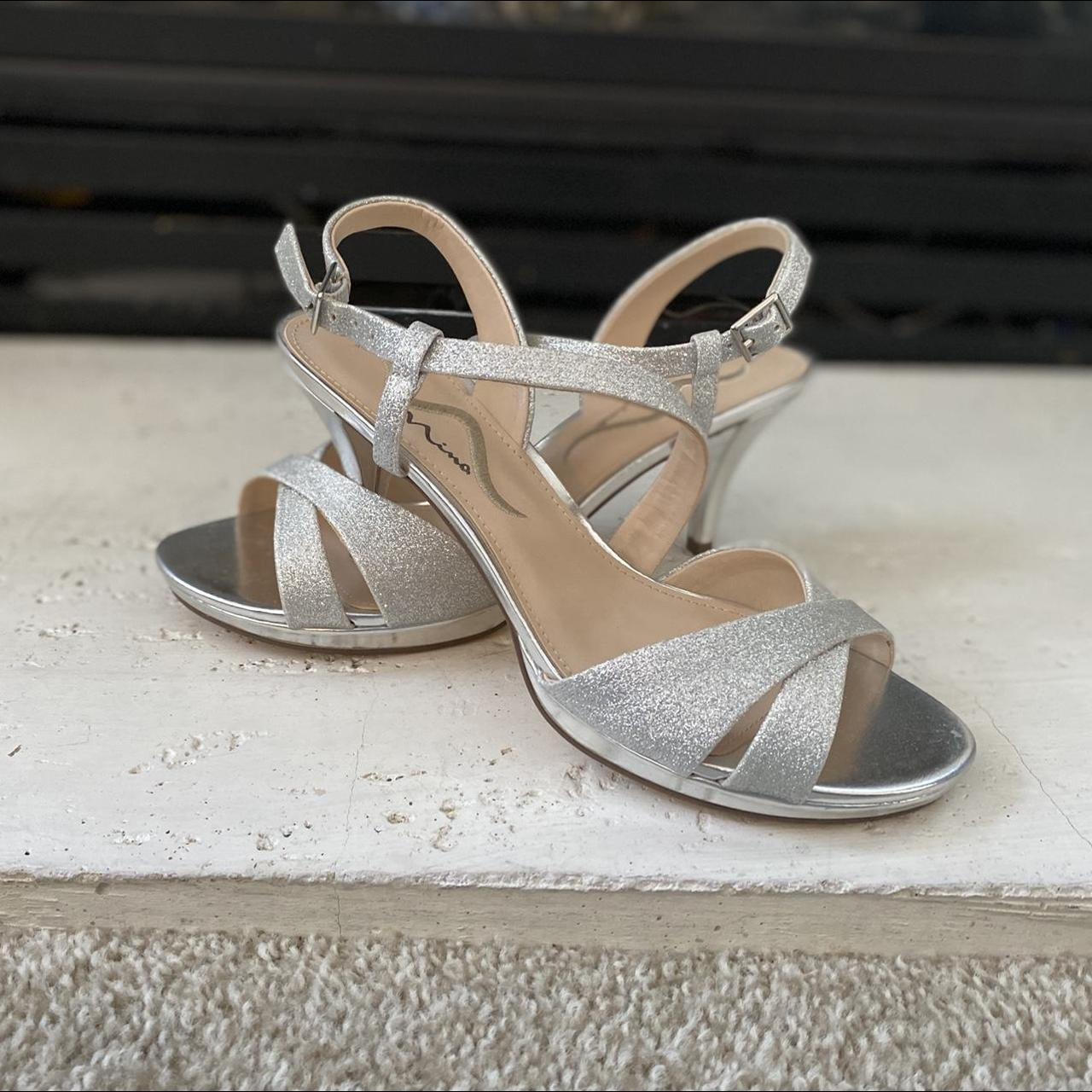 Nina Women's Silver Sandals 