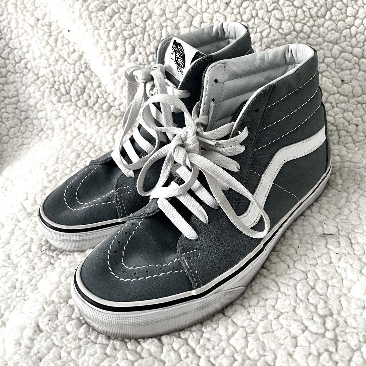 Grey VANS High Tops 7.5W Used in GREAT condition.... - Depop