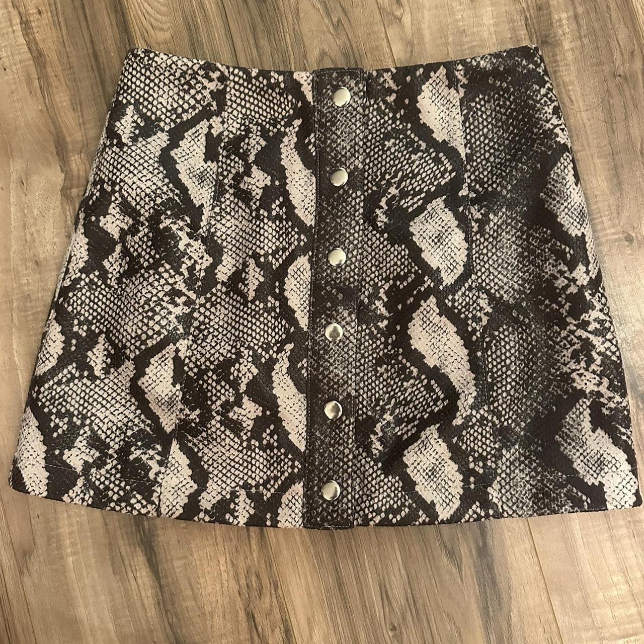 Urban outfitters clearance snake print skirt