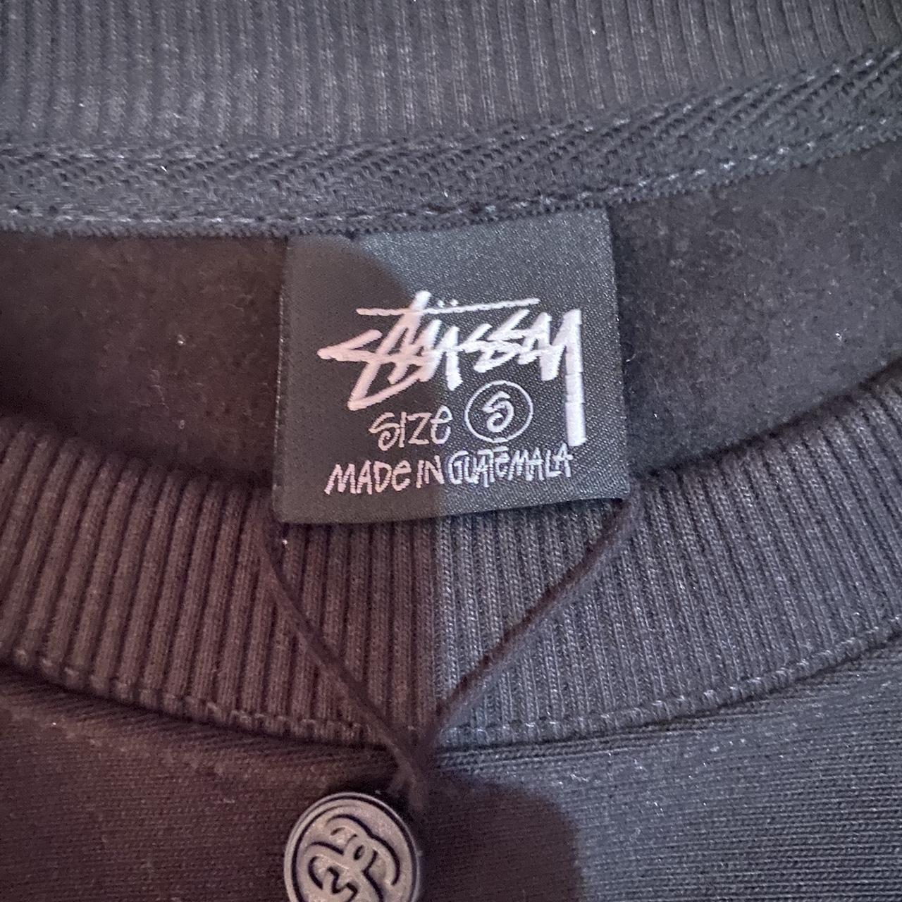 Stussy Black Letterman Crew Size S Brand new with | Depop