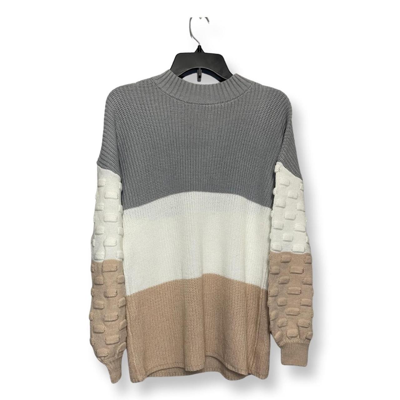 Mens color block outlet sweater