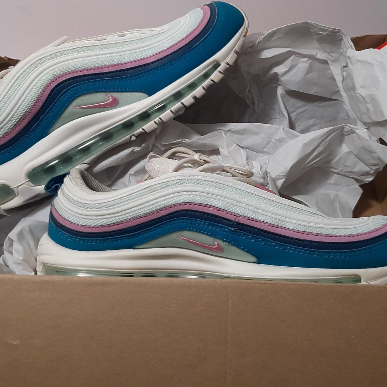 2018 Nike Air Max 97 Nightshade Pink Wht CJ0569 100