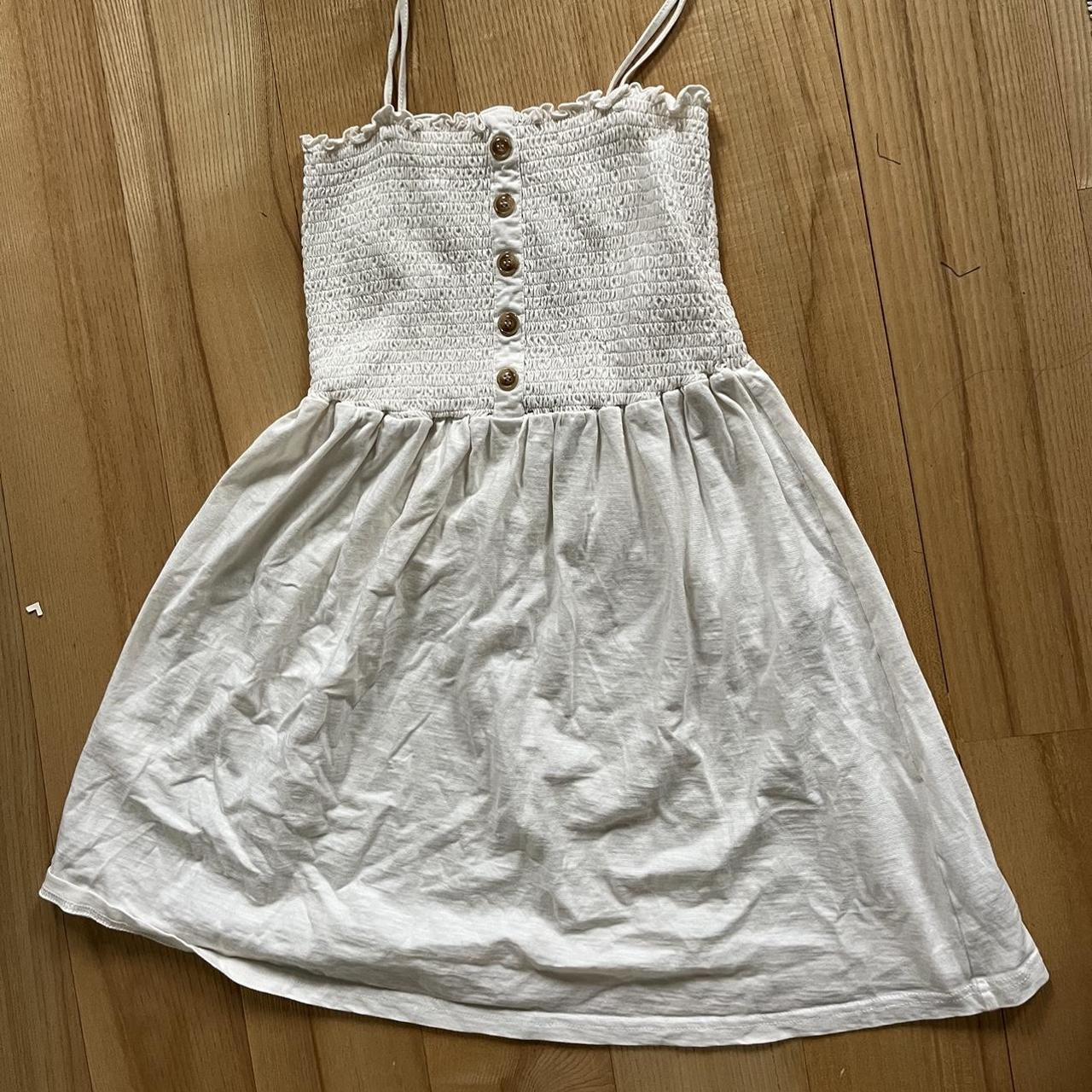 Easy to wear white beach dress Super comfy Fits... - Depop