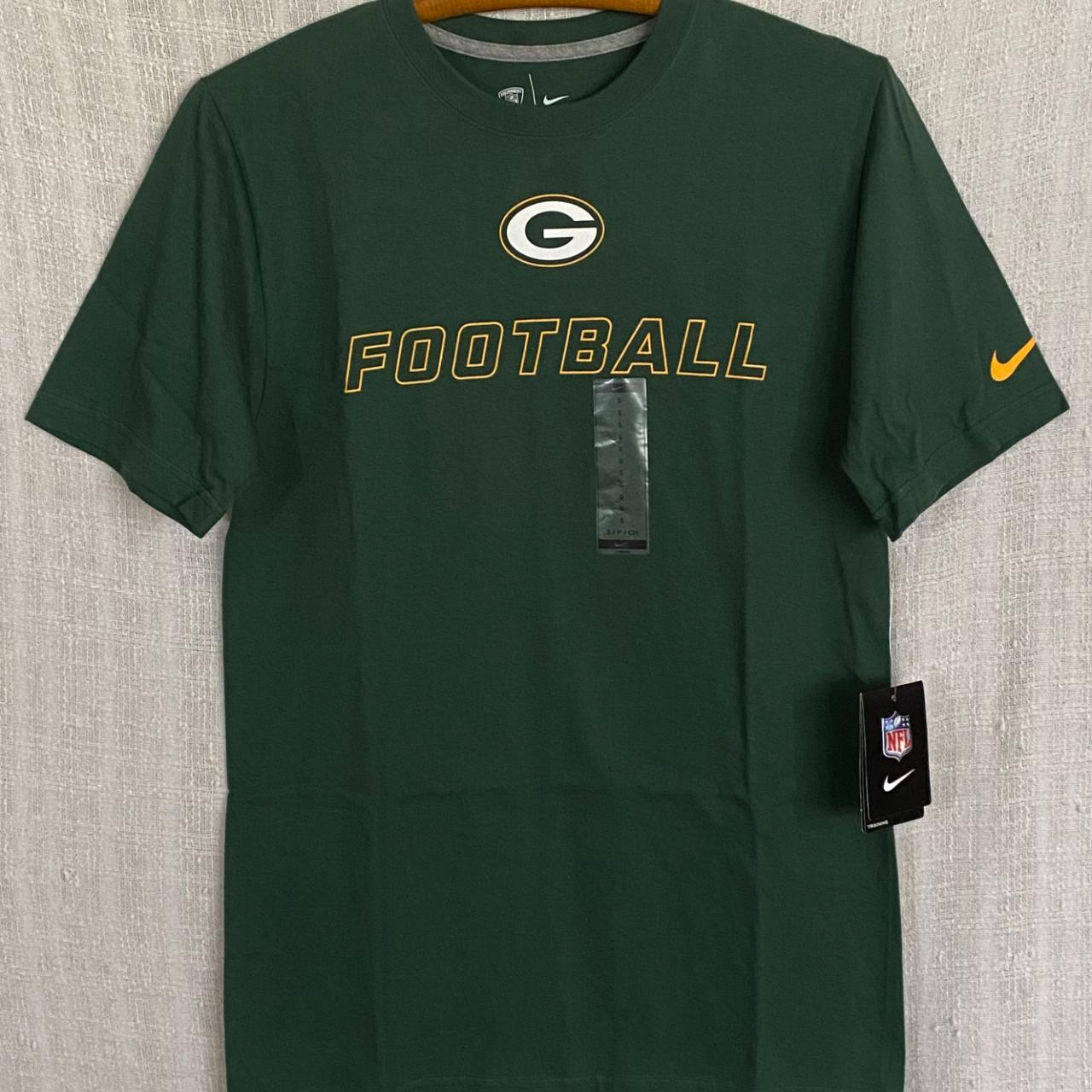 New Green Nike Green Bay Packers T-Shirt Small