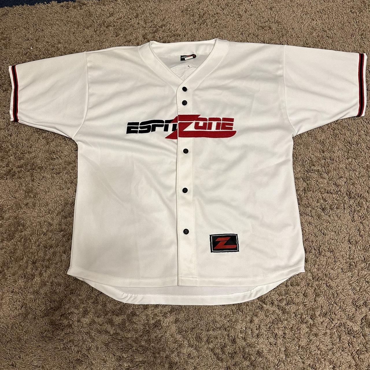 Vintage 90s Espn Zone Chicago baseball style jersey... - Depop