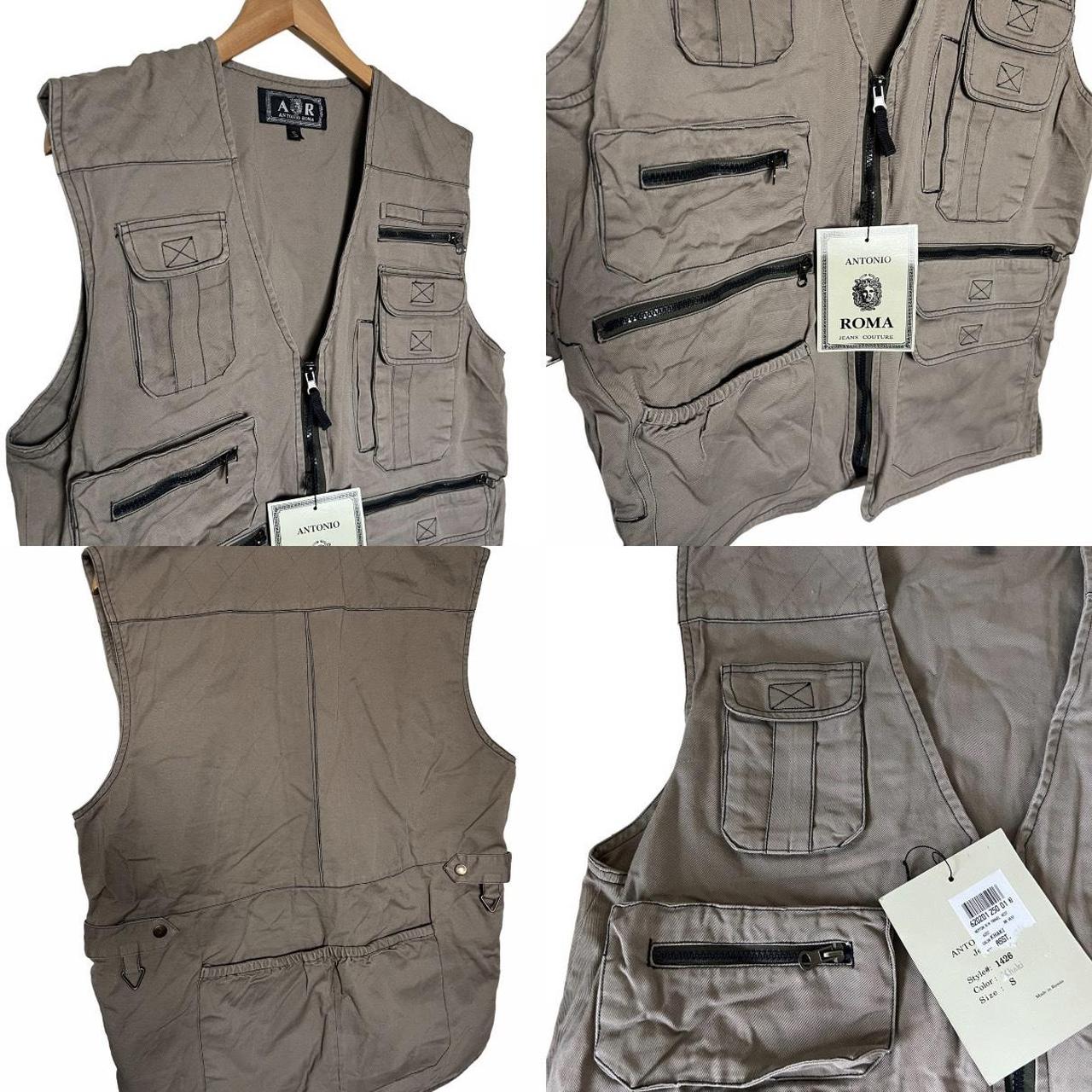 Antonio shops Roma NWT Vintage Cargo Safari Vest