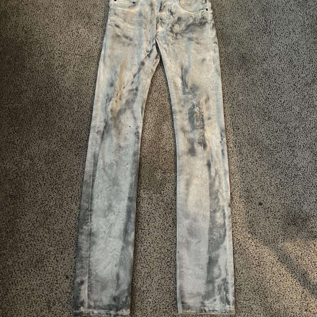 【DIOR HOMME】SS06エディ期 Dirty  デニム パンツ dior hedi ss06 dirty snow | Depop