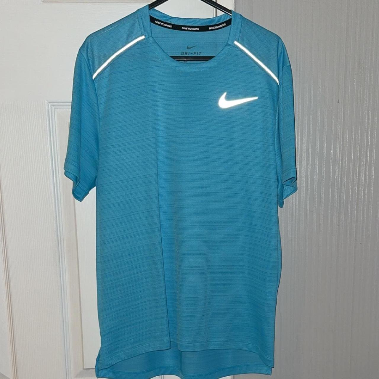 Nike Miler Tshirt Aqua Dont See Many In This Depop