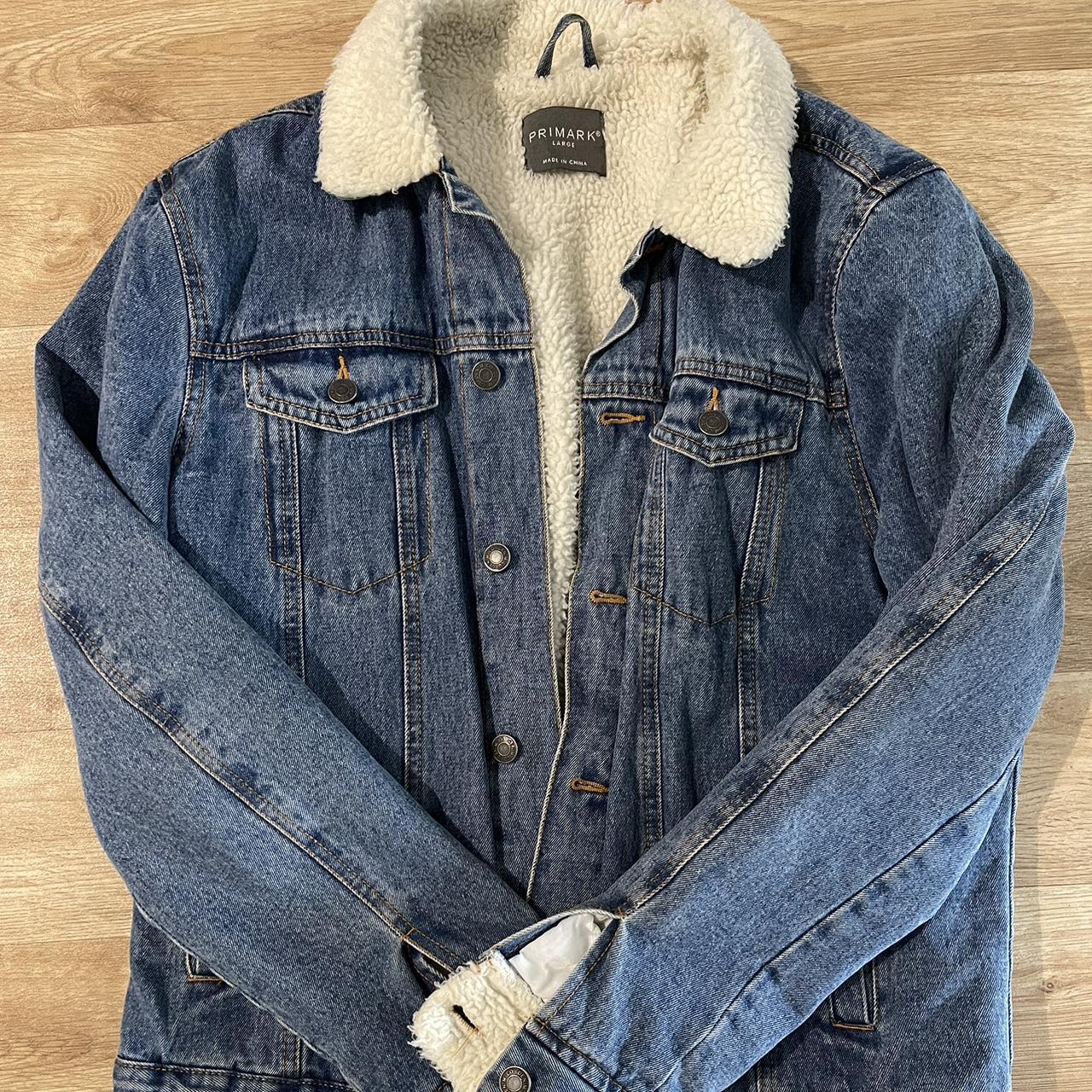 Lined denim jacket Primark lined denim jacket... Depop