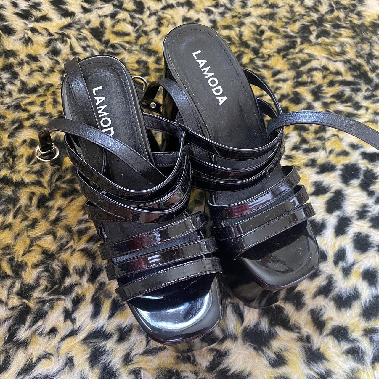 lamoda flared heel