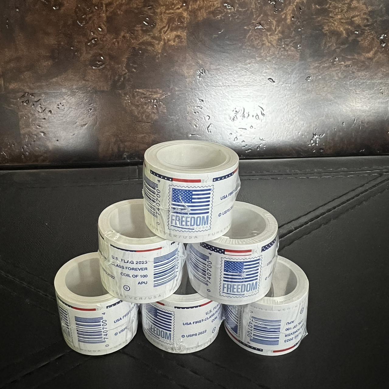 2023 Forever 6 Rolls of 600 Stamps This is 6 rolls - Depop