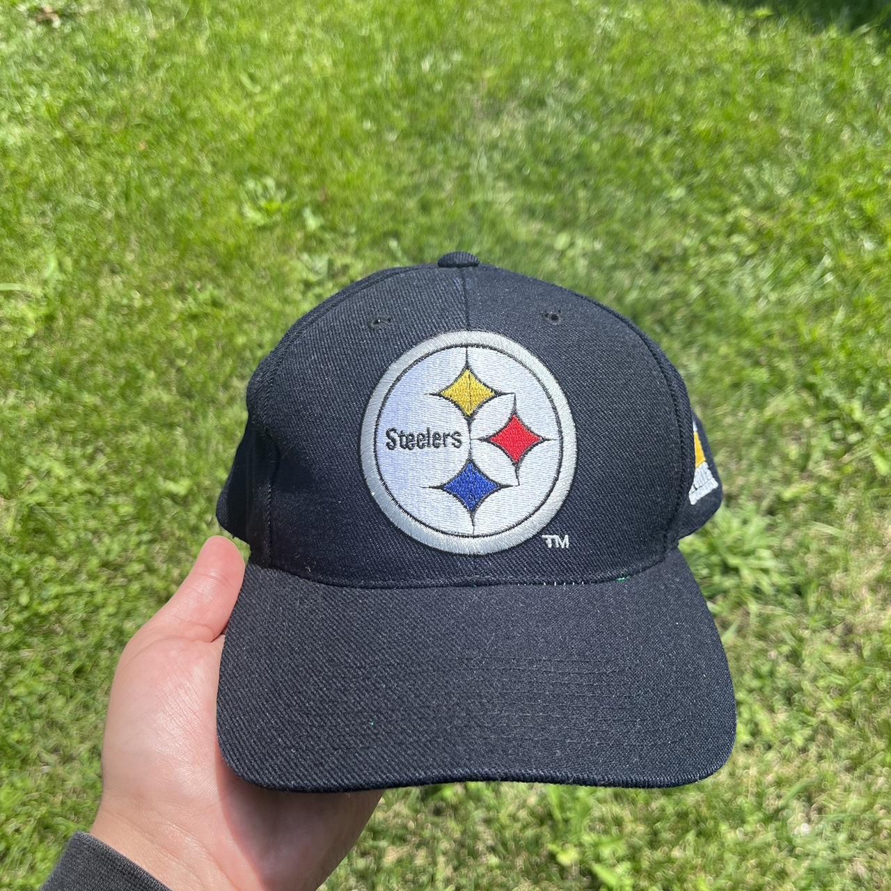 Vintage Pittsburgh Steelers Hat NFL Cap Snapback - Depop