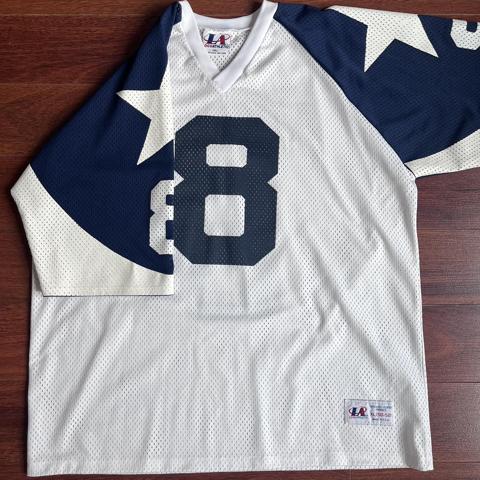 90's Troy Aikman Dallas Cowboys Logo Athletic NFL Jersey Youth