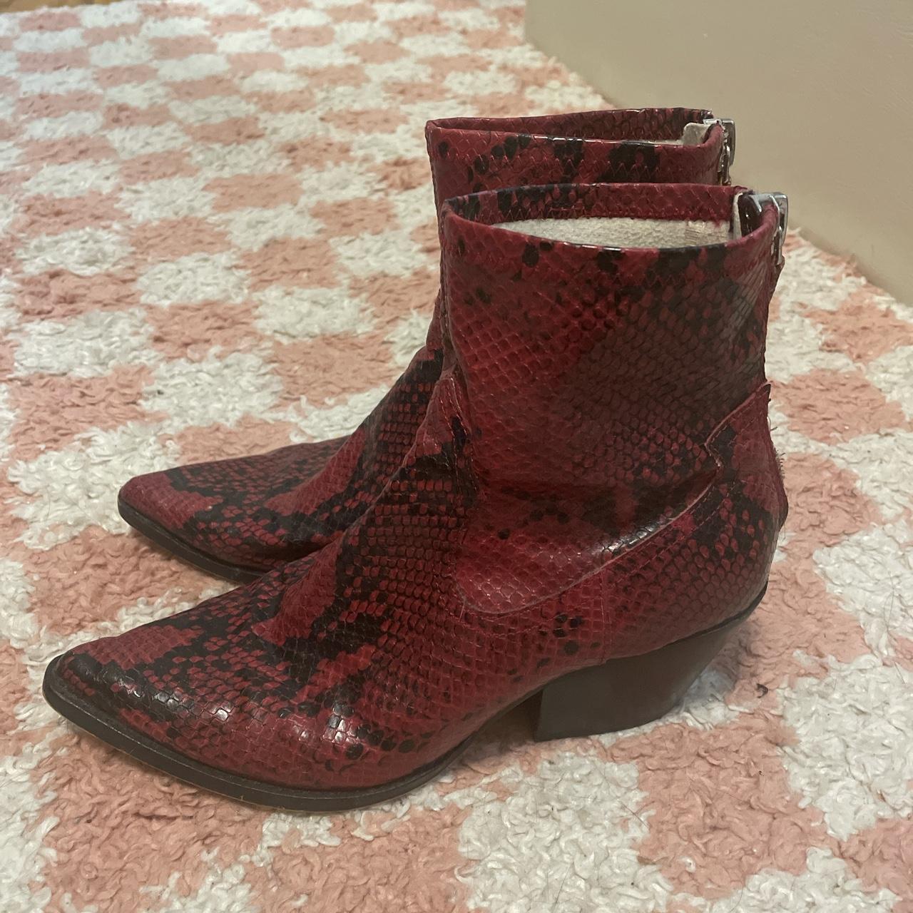 dolce vita snakeskin boots