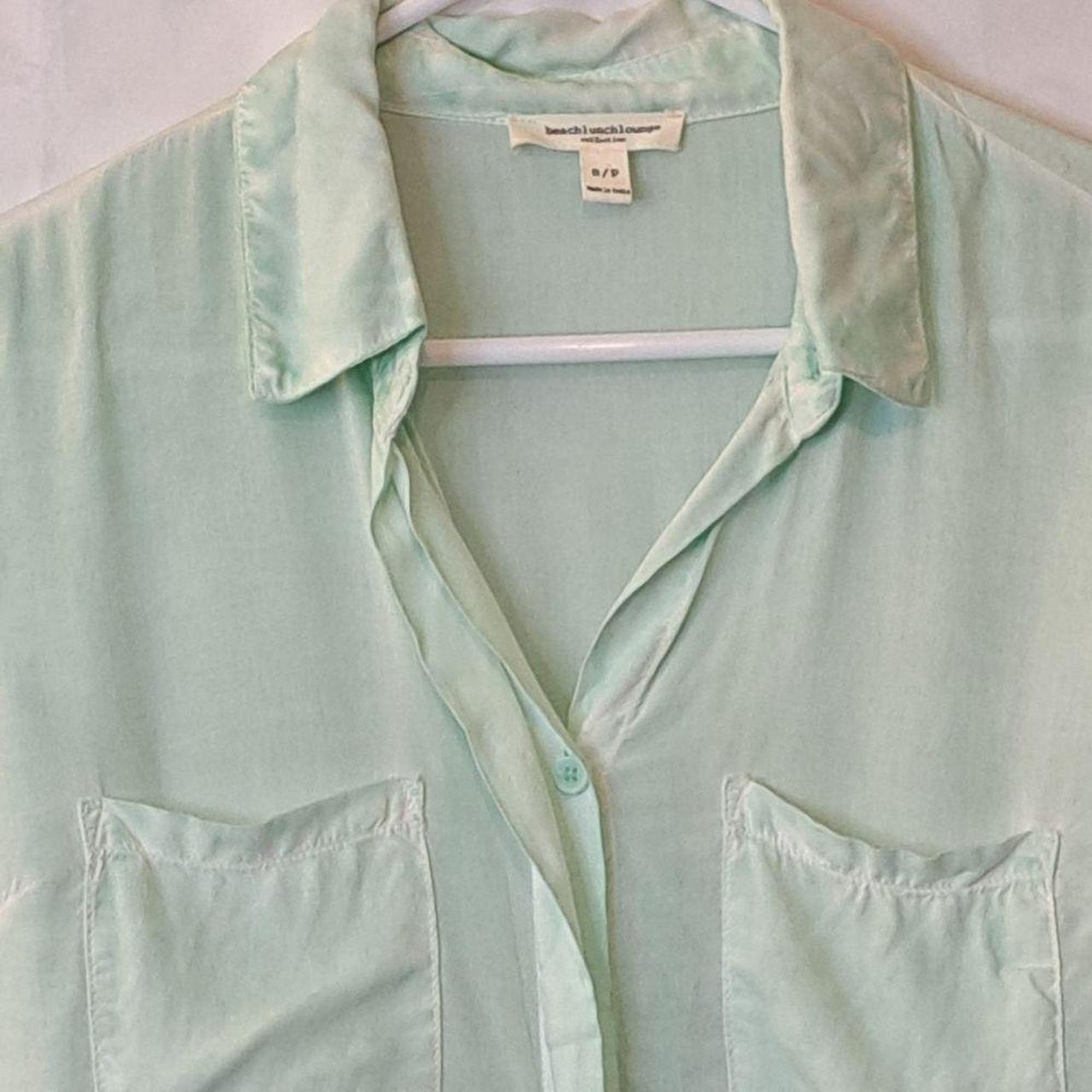 Source Unknown Women's Blouse - Green - 6 – beach… - image 3
