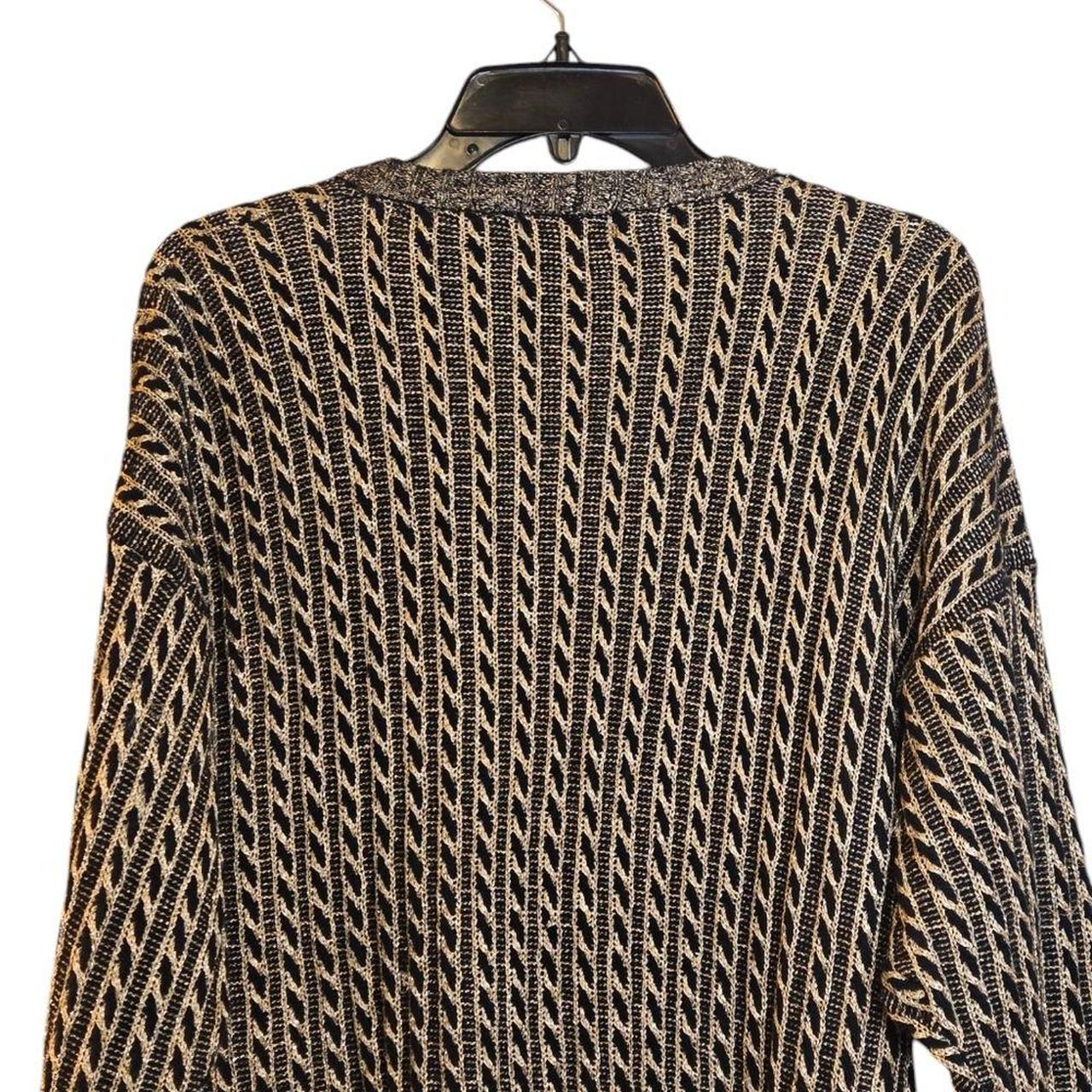 Source Unknown Women's Sweater - Gold/Black - L –… - image 4