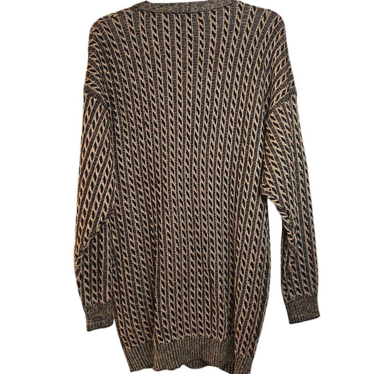 Source Unknown Women's Sweater - Gold/Black - L –… - image 2