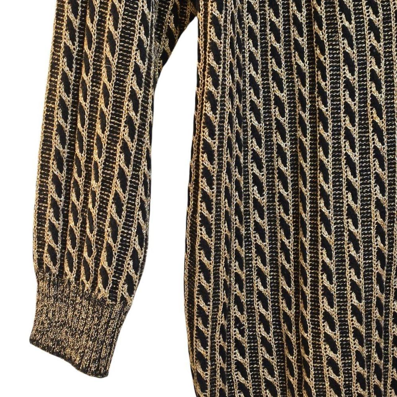 Source Unknown Women's Sweater - Gold/Black - L –… - image 5
