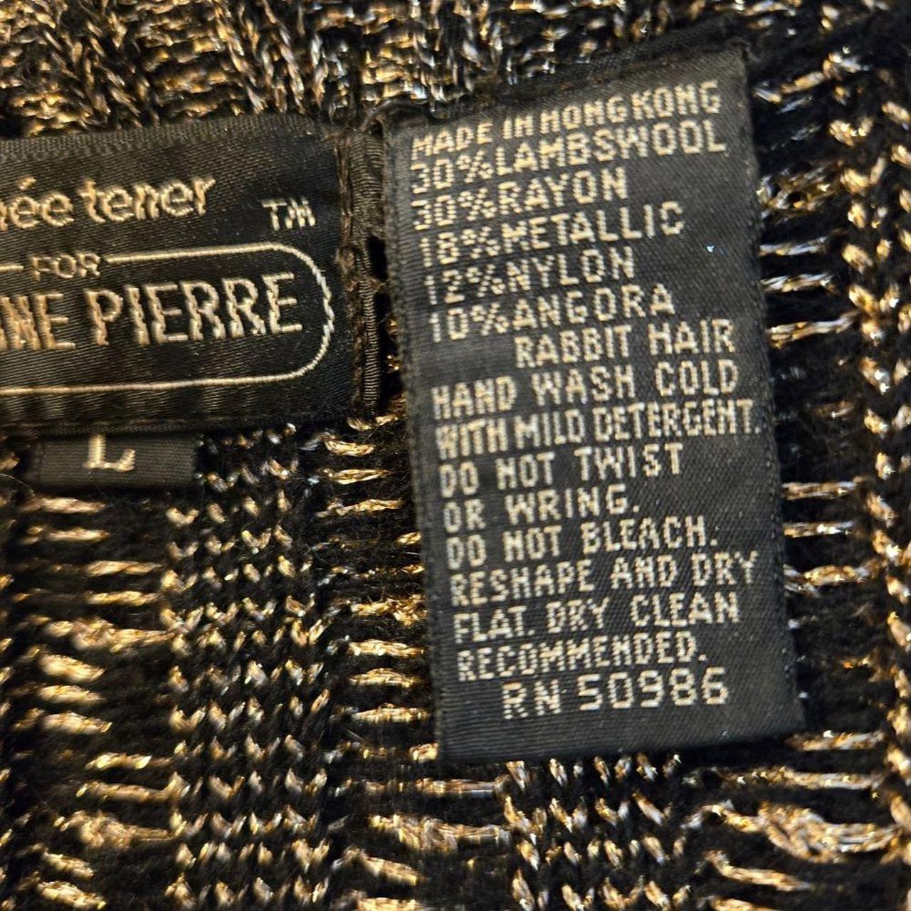 Source Unknown Women's Sweater - Gold/Black - L –… - image 6