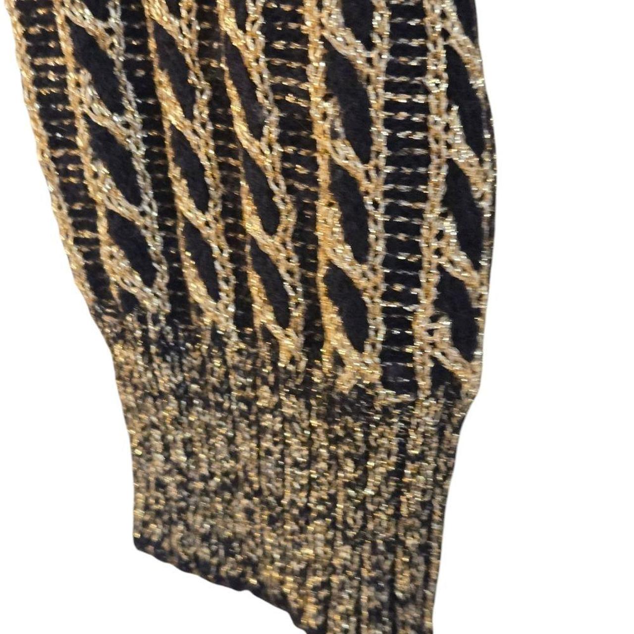 Source Unknown Women's Sweater - Gold/Black - L –… - image 8