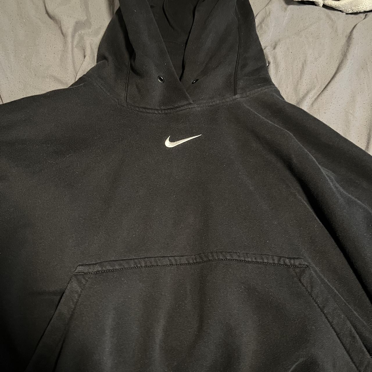 women’s large center whoosh nike hoodie fits nice... - Depop