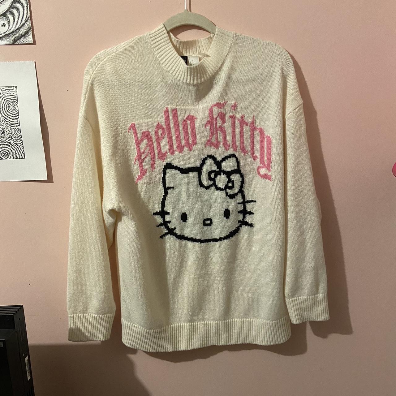 H&M Hello kitty crewneck sweater! Size small but... - Depop