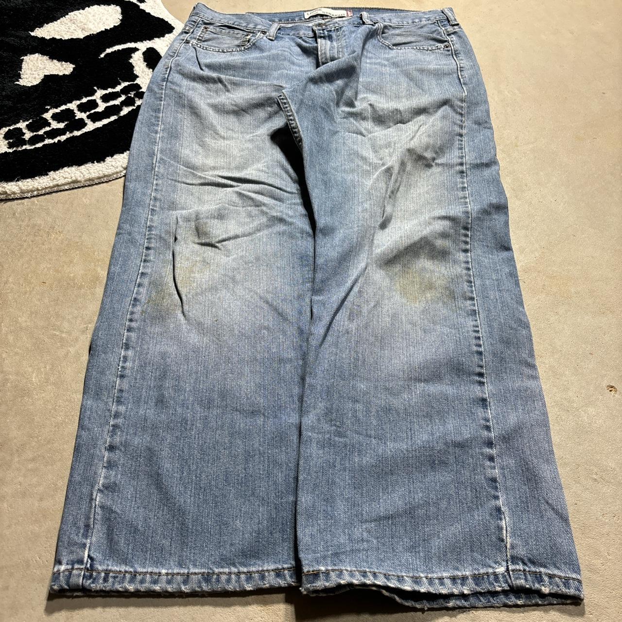 y2k baggy jeans size - 36/30 leg opening - 10... - Depop