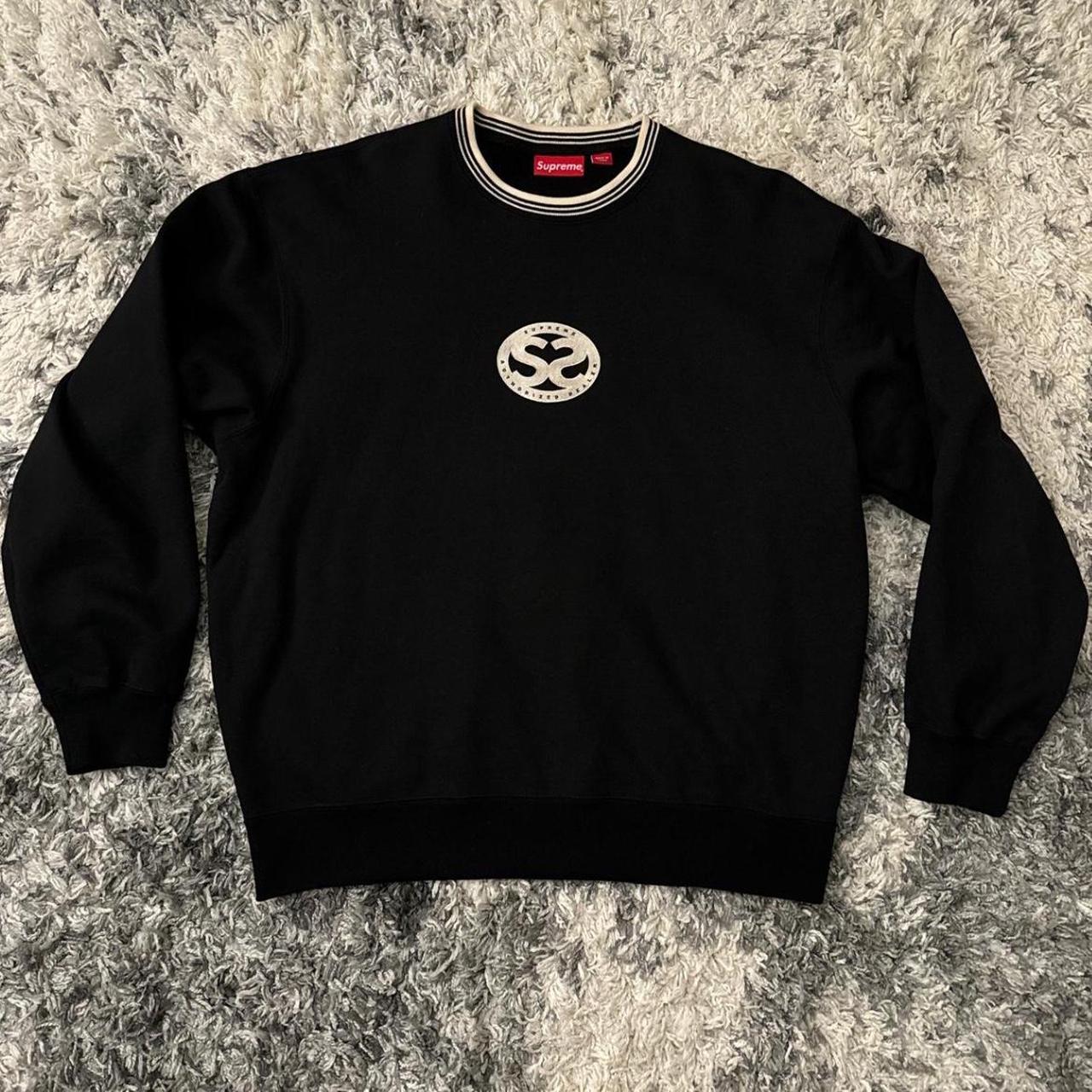 Supreme Double S Logo Crewneck Sweatshirt Men's... - Depop