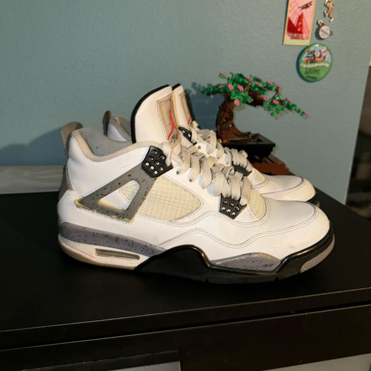 jordan 4 white and black men