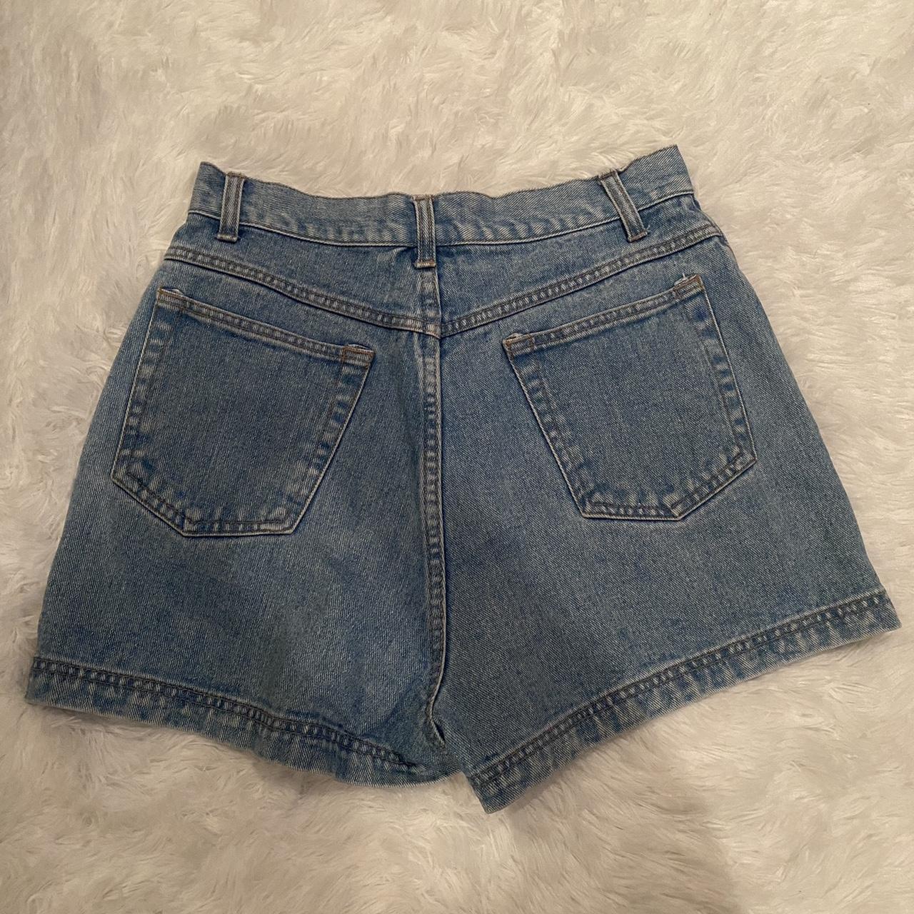 Women's Blue and Yellow Shorts | Depop