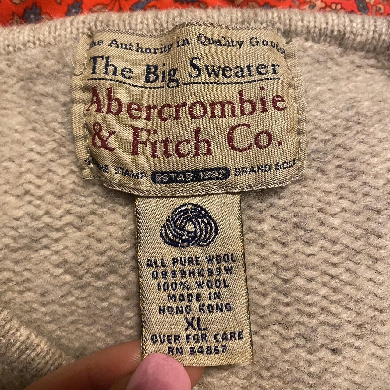 Vintage Abercrombie And Fitch The Big Sweater Xl Depop