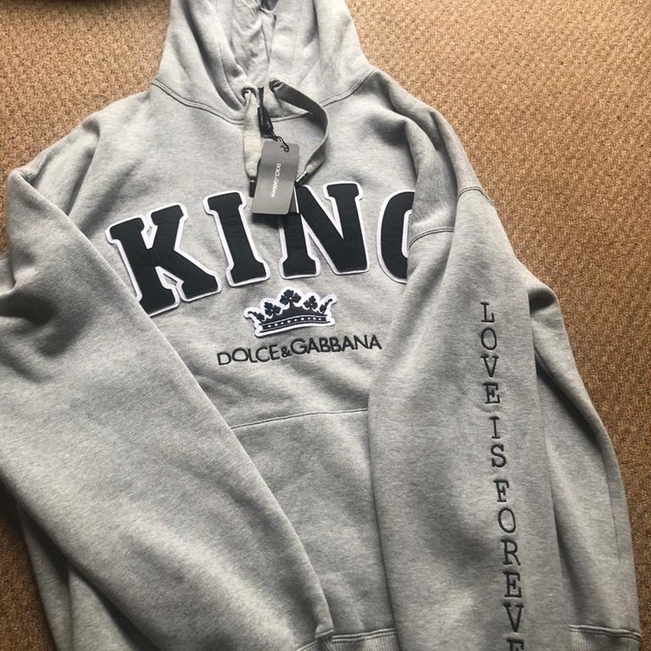 Dolce and outlet gabbana king hoodie