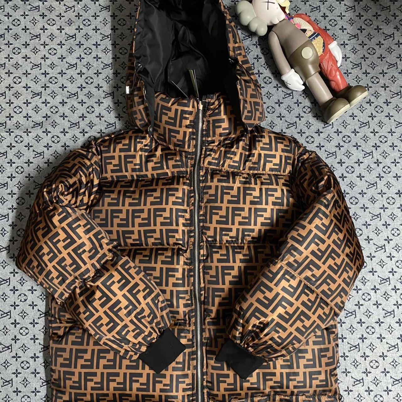 Louis Vuitton Reversible Monogram Puffer Jacket  - Depop