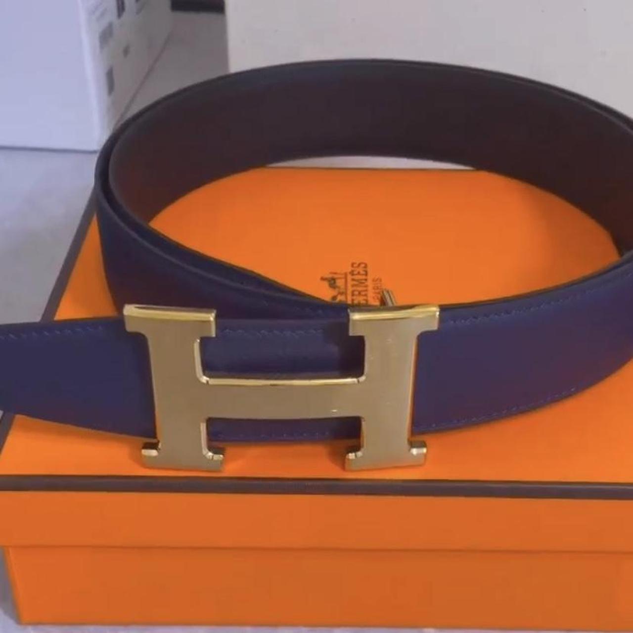 authentic hermes belt box sturdy and real hermes box - Depop