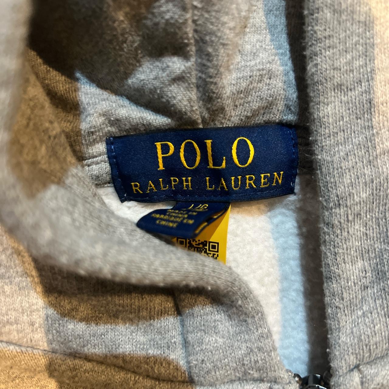 mens grey ralph lauren tracksuit