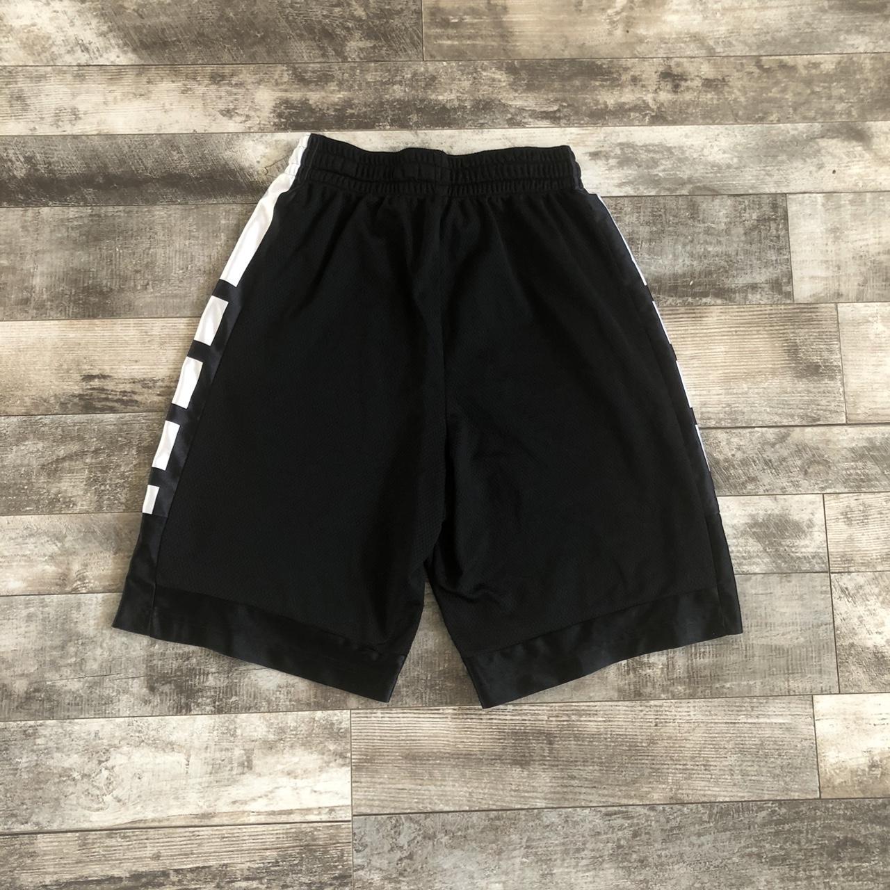 Nike Men's Black and White Shorts Depop