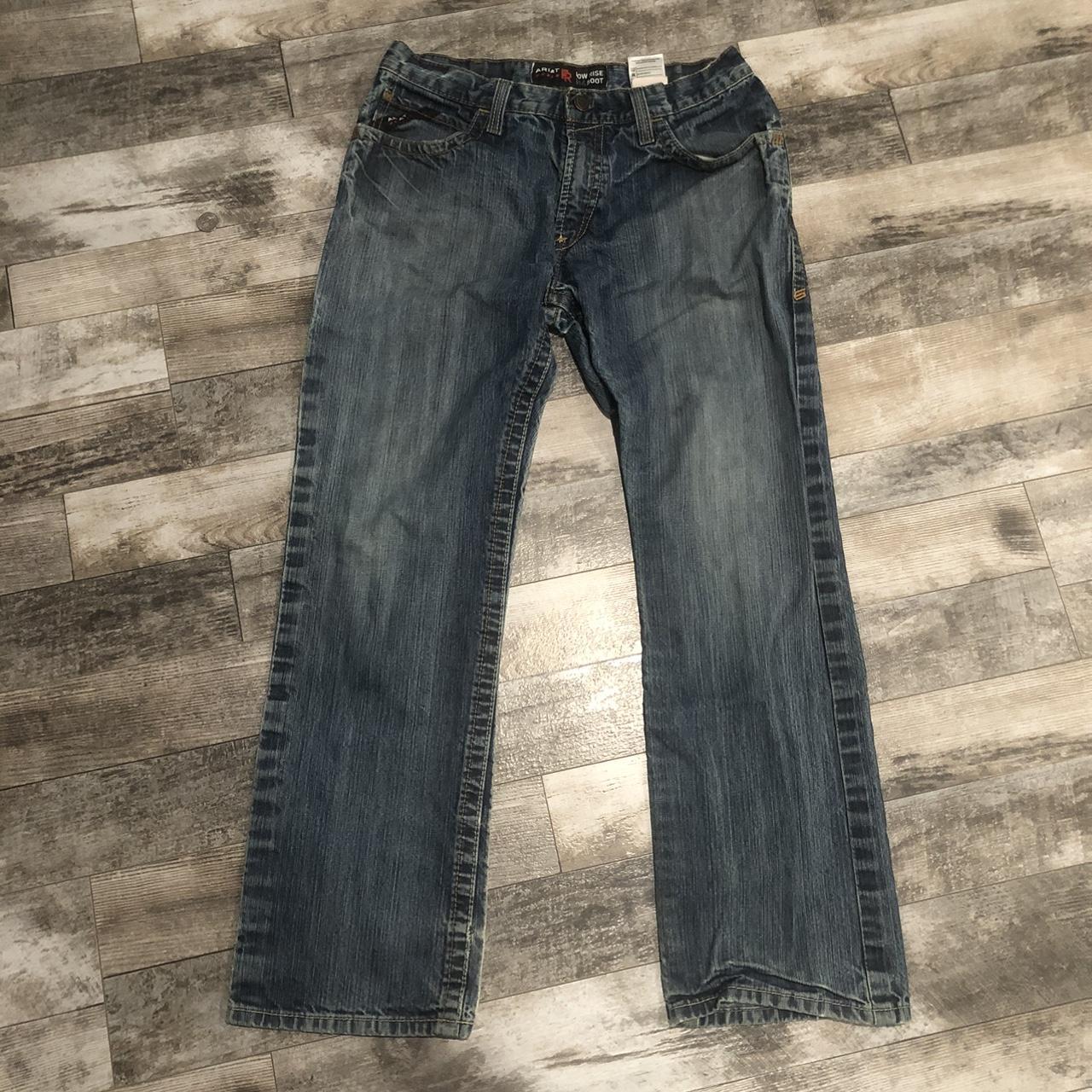 Vintage Ariat Distressed Jeans Pants Size 33 x... - Depop
