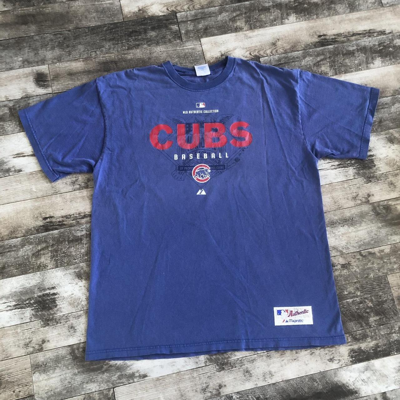 Vintage Y2K Chicago Cubs Baseball MLB Graphic Tee... - Depop