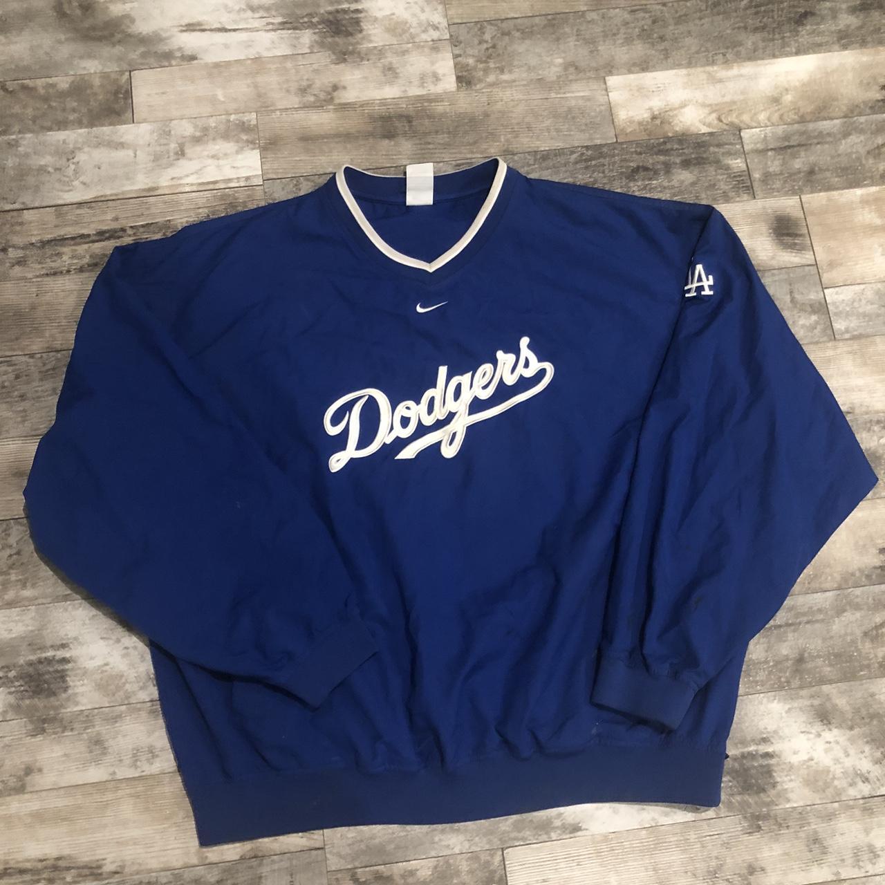 Vintage Blue Nike Los Angeles Dodgers MLB Baseball... - Depop
