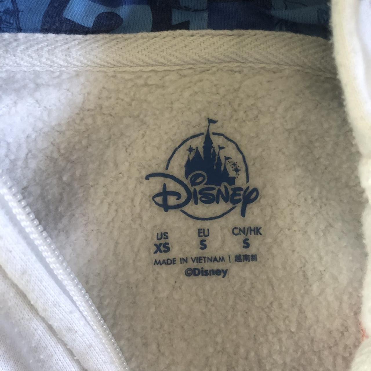 Vintage Y2K White Disneyland Resort Zip Up... - Depop